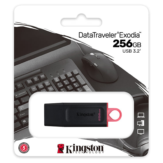 Eksterna memorija USB-A 3.2 Kingston DT Exodia, 256Gb DTX/256GB