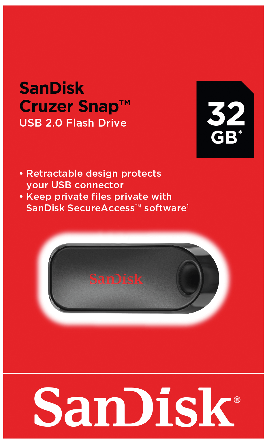 Eksterna memorija USB-A SanDisk Cruzer Snap, 32Gb SDCZ62-032G-G35