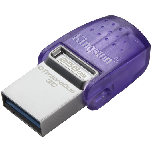 External Memory USB-A - USB-C Kingston microDuo 3C, 256Gb DTDUO3CG3/256GB 