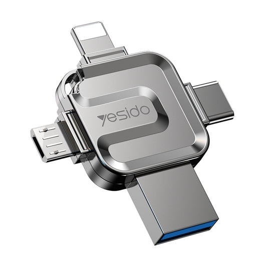 Eksterna memorija USB-A 3.0 / Lightning / USB-C / microUSB Yesido FL15, 16Gb