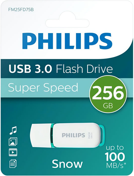 Eksterna memorija USB-A 3.0 Philips Snow Edition, 256Gb PHMMD256GBS200U3
