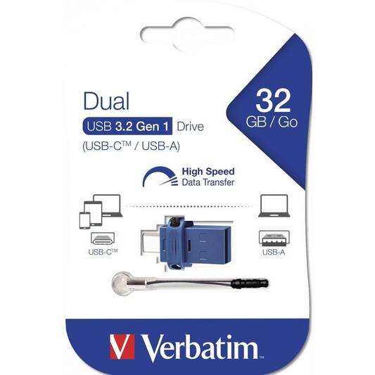 Eksterna memorija USB-A 3.0 / USB-C Verbatim StoreNGo, 32Gb 49966