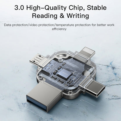 Eksterna memorija USB-A 3.0 / Lightning / USB-C / microUSB Yesido FL15, 16Gb