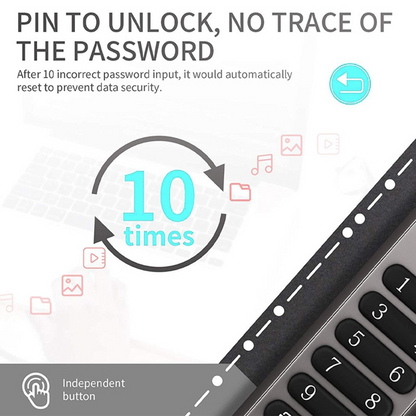 Eksterno skladište USB-A 3.0 OEM XC002 KeySecure, 64Gb