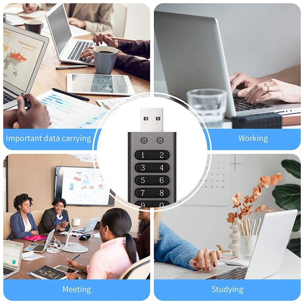 Eksterno skladište USB-A 3.0 OEM XC002 KeySecure, 64Gb