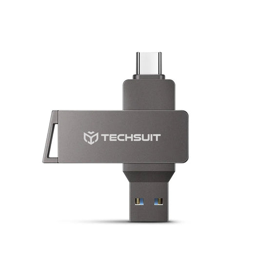 Eksterna memorija USB-A 3.0 / USB-C Techsuit THSM20, 256Gb