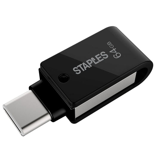 Eksterna memorija USB-A 3.1 / USB-C Staples K23, 64Gb EKMMD64GK233CST