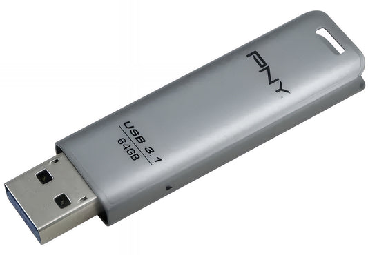 Eksterna memorija USB-A 3.1 PNY Elite Steel, 64Gb FFD64GESTEEL31G-EF