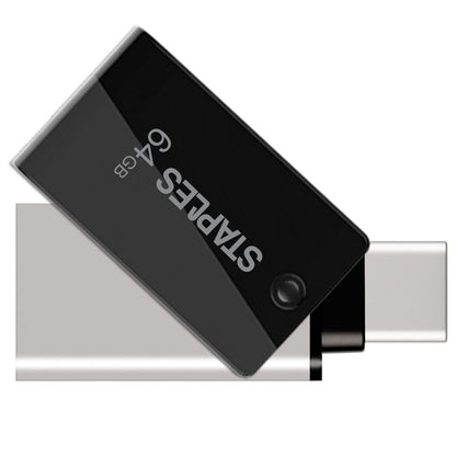 Eksterna memorija USB-A 3.1 / USB-C Staples K23, 64Gb EKMMD64GK233CST