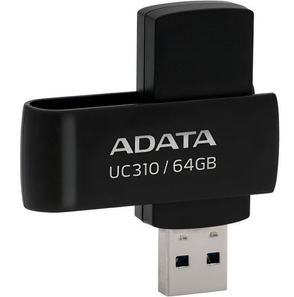 Eksterna memorija USB-A 3.2 Adata UC310, 64Gb UC310-64G-RBK