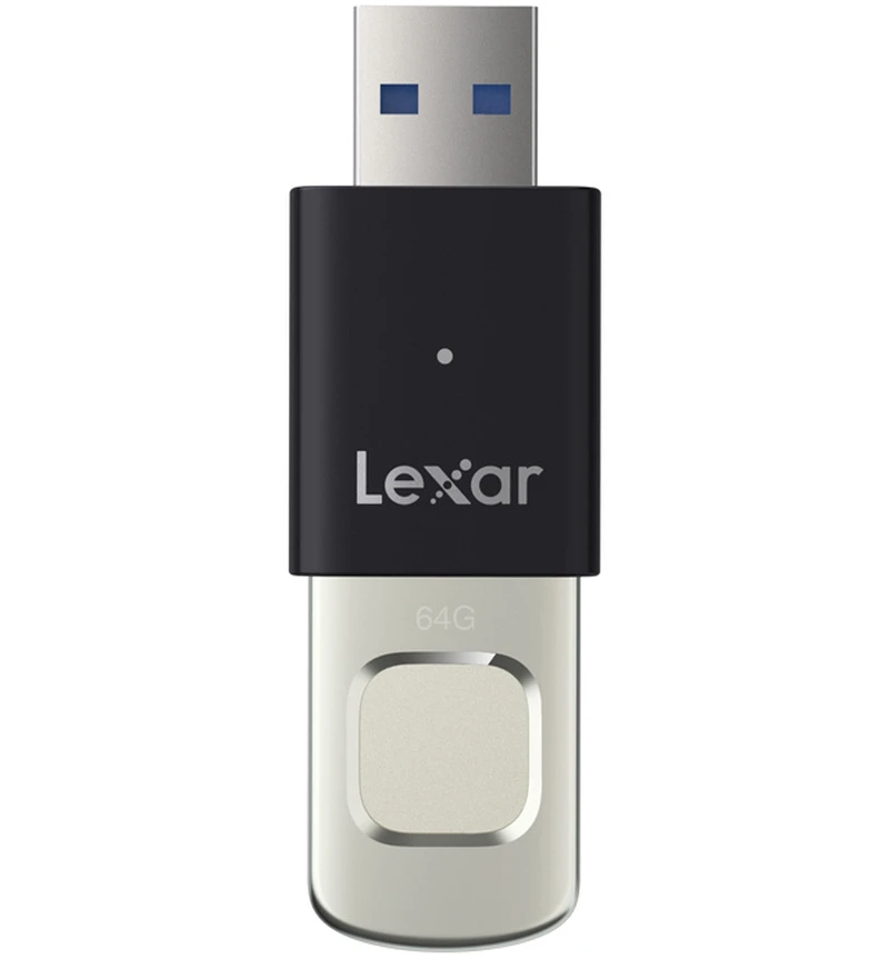 Eksterna memorija USB-A 3.2 Lexar JumpDrive Fingerprint F35 Pro, 64Gb