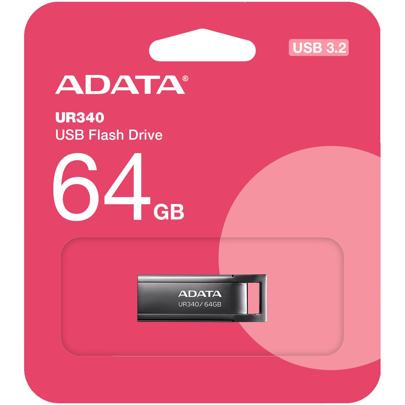 Eksterna memorija USB-A 3.2 Adata UR340, 64Gb AROY-UR340-64GBK