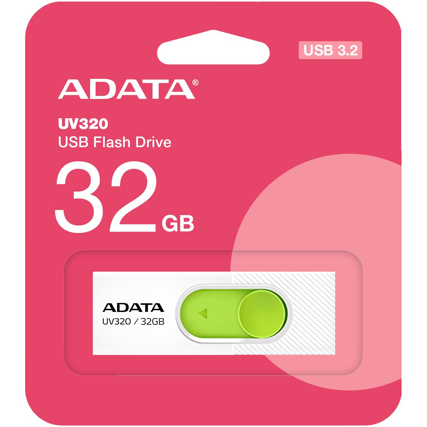 Spoljna memorija USB-A 3.2 Adata UV320, 32Gb AUV320-32G-RWHGN