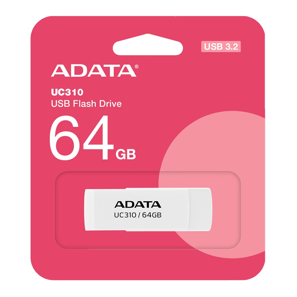 Spoljna memorija USB-A 3.2 Adata UC310, 64Gb UC310-64G-RWH