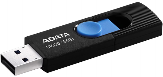 Eksterna memorija USB-A 3.2 Adata UV320, 64Gb AUV320-64G-RBKBL