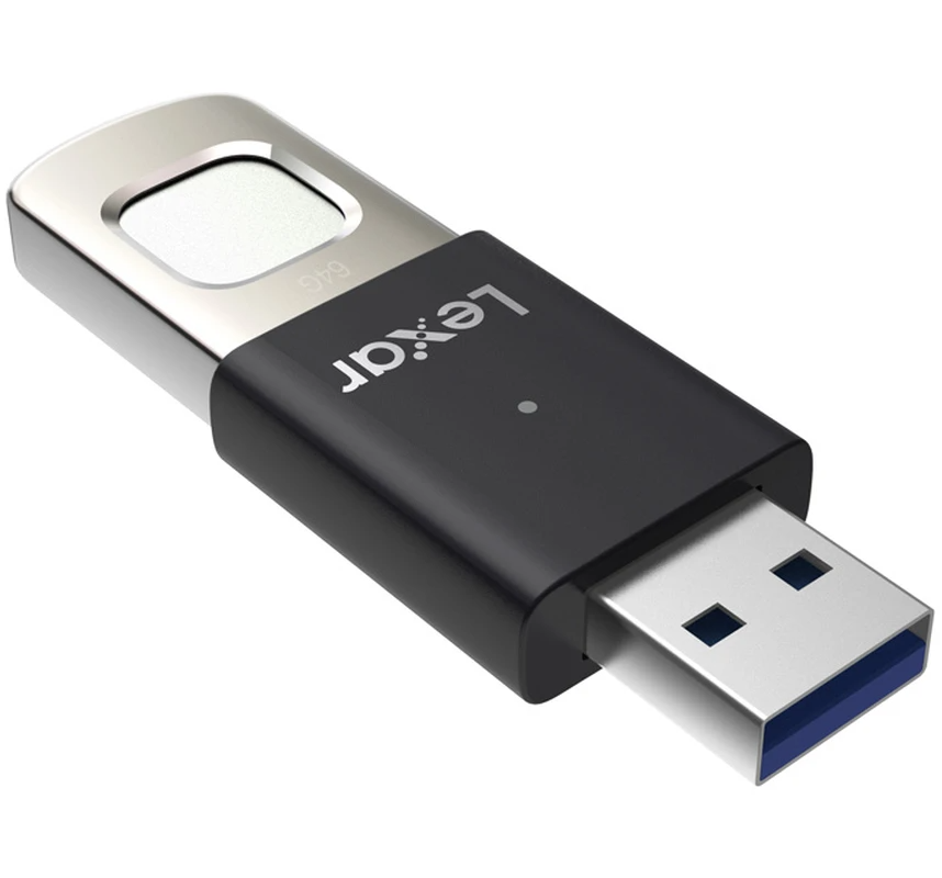Eksterna memorija USB-A 3.2 Lexar JumpDrive Fingerprint F35 Pro, 64Gb