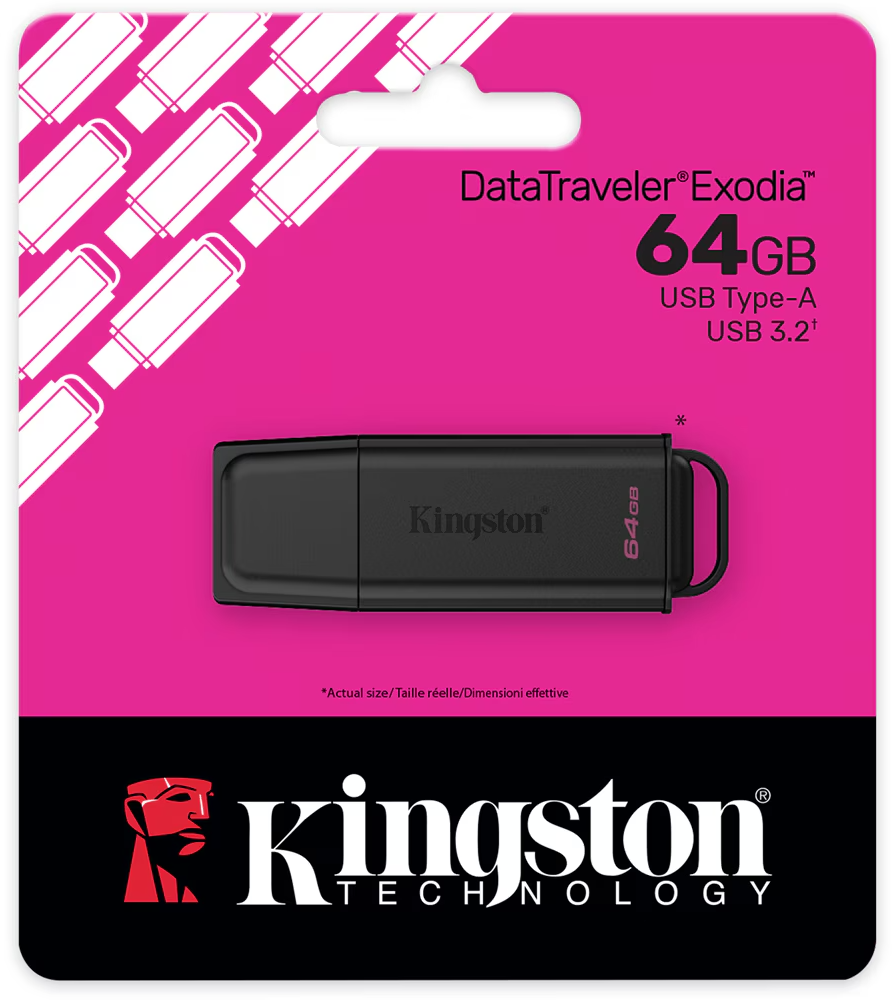 Eksterna memorija USB-A 3.2 Kingston DT Exodia, 64Gb DTXG2/64GB