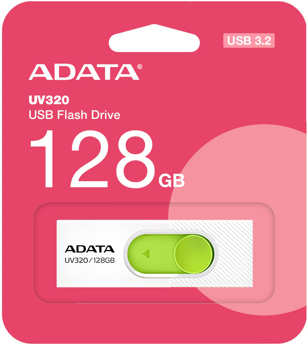 Eksterno memorijsko USB-A 3.2 Adata UV320, 128Gb AUV320-128G-RWHGN