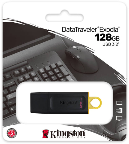 Memorija Eksterna USB-A 3.2 Kingston DT Exodia, 128Gb DTX/128GB