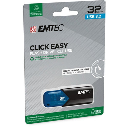Eksterna memorija USB-A 3.2 Emtec B110 Click Easy, 32Gb ECMMD32GB113