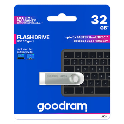 Eksterna memorija USB-A 3.2 GoodRam UNO3, 32Gb