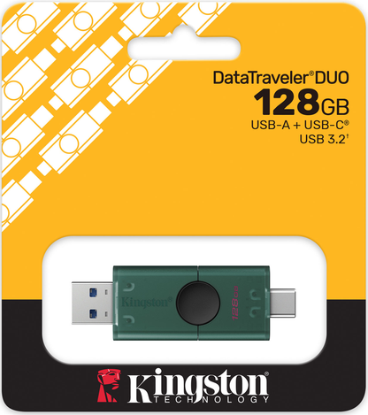Eksterna memorija USB-A 3.2 / USB-C Kingston Duo, 128Gb DTDEG2/128GB