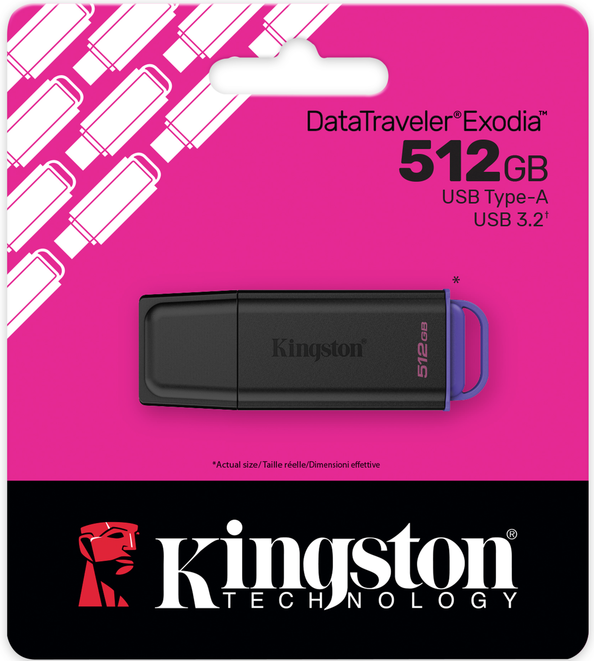 Eksterna memorija USB-A 3.2 Kingston DT Exodia, 512Gb DTXG2/512GB