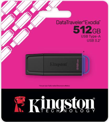 Eksterna memorija USB-A 3.2 Kingston DT Exodia, 512Gb DTXG2/512GB