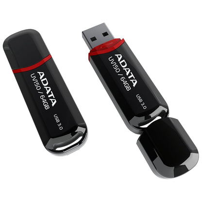 Eksterna USB-A 3.2 memorija Adata UV150, 64 GB AUV150-64G-RBK
