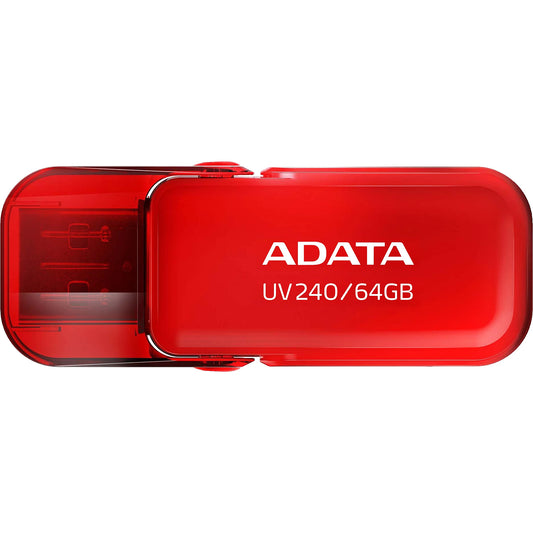 USB-A External Memory Adata UV240, 64Gb AUV240-64G-RRD AUV240-64G-RRD 