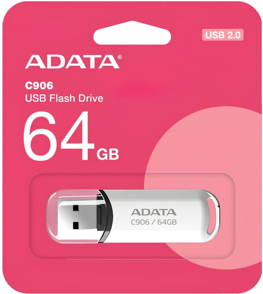 USB-A External Memory Adata C906, 64Gb AC906-64G-RWH 