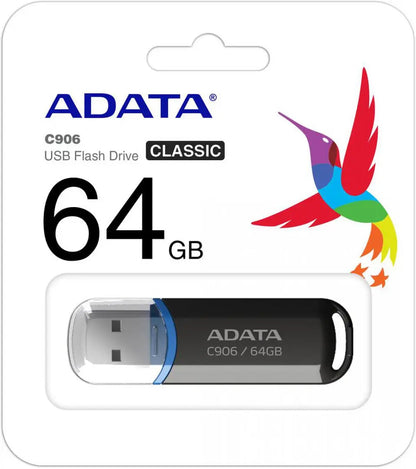 Spoljna memorija USB-A Adata C906, 64Gb AC906-64G-RBK