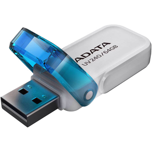External USB-A Memory Adata UV240, 64Gb AUV240-64G-RWH AUV240-64G-RWH 