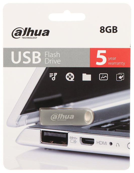 Dahua USB-A External Memory USB-A, 8Gb DHI-USB-U106-20-8GB 