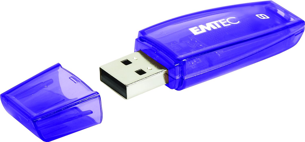 Eksterna memorija USB-A Emtec C410 Color Mix, 8Gb ECMMD8GC410