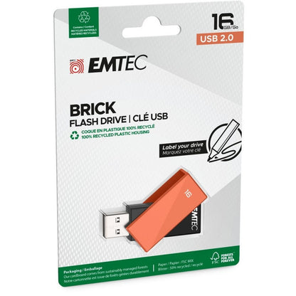 Eksterna memorija USB-A Emtec C350 Brick, 16Gb ECMMD16GC352