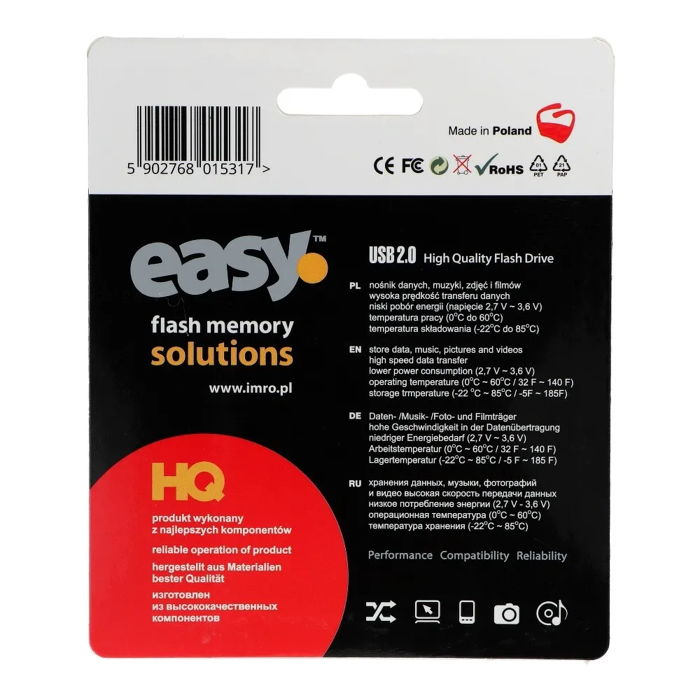 Eksterno USB-A Imro Easy, 128Gb