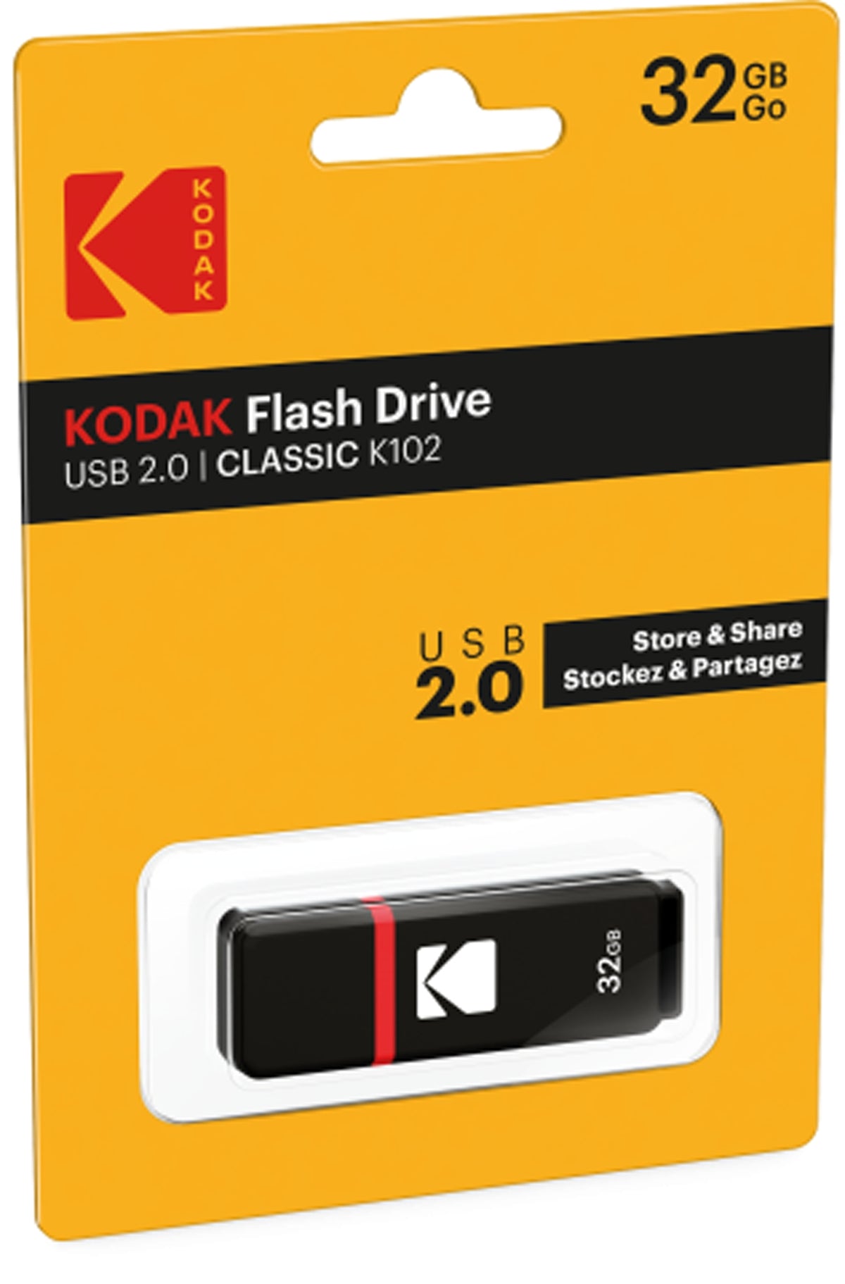 Eksterno USB-A memorija Kodak K102, 32Gb EKMMD32GK10