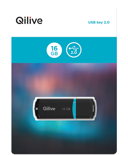 Eksterna memorija USB-A Qilive C160, 16Gb EKMMD16GC160QL