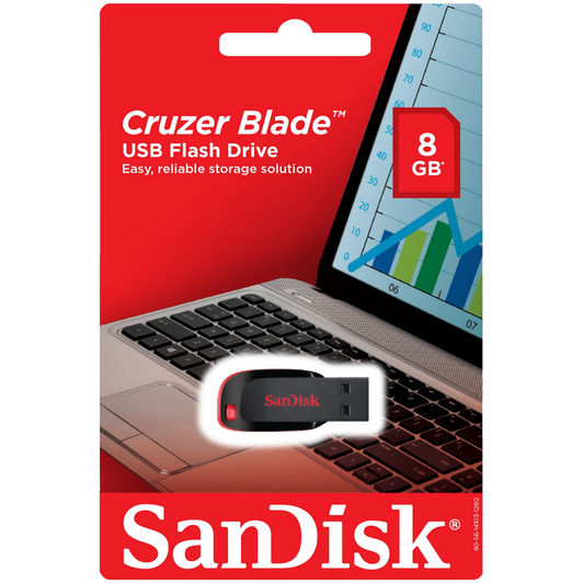 Eksterna memorija USB-A SanDisk Cruzer Blade, 8Gb SDCZ50-008G-B35