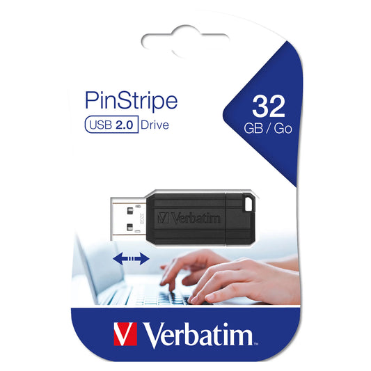 Eksterna memorija USB-A Verbatim PenDrive Pinstripe, 32Gb