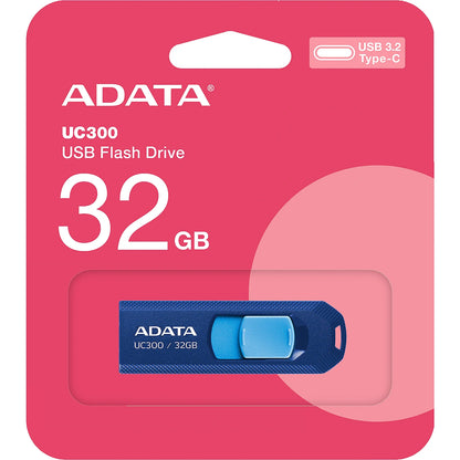Eksterna memorija USB-C Adata UC300, 32Gb ACHO-UC300-32G-RNB