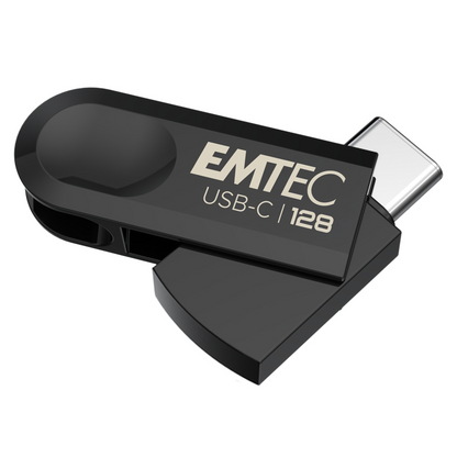 Eksterna memorija USB-C Emtec C280 Single, 128Gb ECMMD128GC2