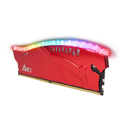 Memorija RAM Dato Ares Armor Lite, DDR4, RGB, 8GB, 3200Mhz, CL16, Crvena ARB8G4R32