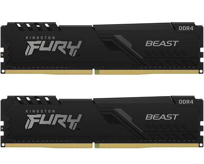 Memorija RAM Kingston Fury Beast, DDR4, 2 x 16GB, 3200MHz KF432C16BBK2/32