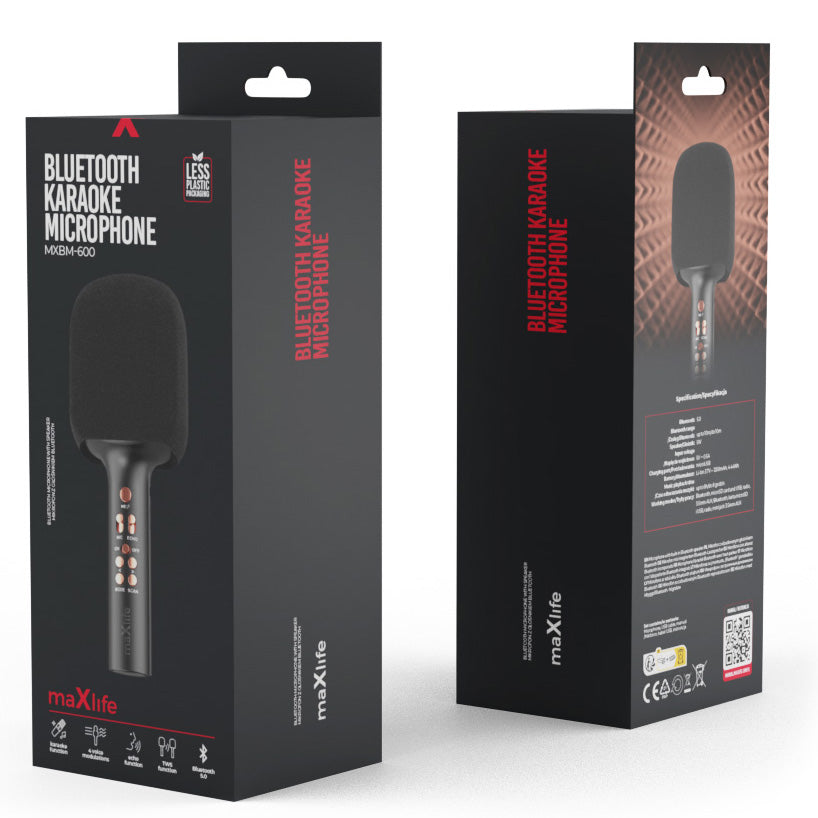 Bluetooth mikrofon MaXlife MXBM-600, Crni