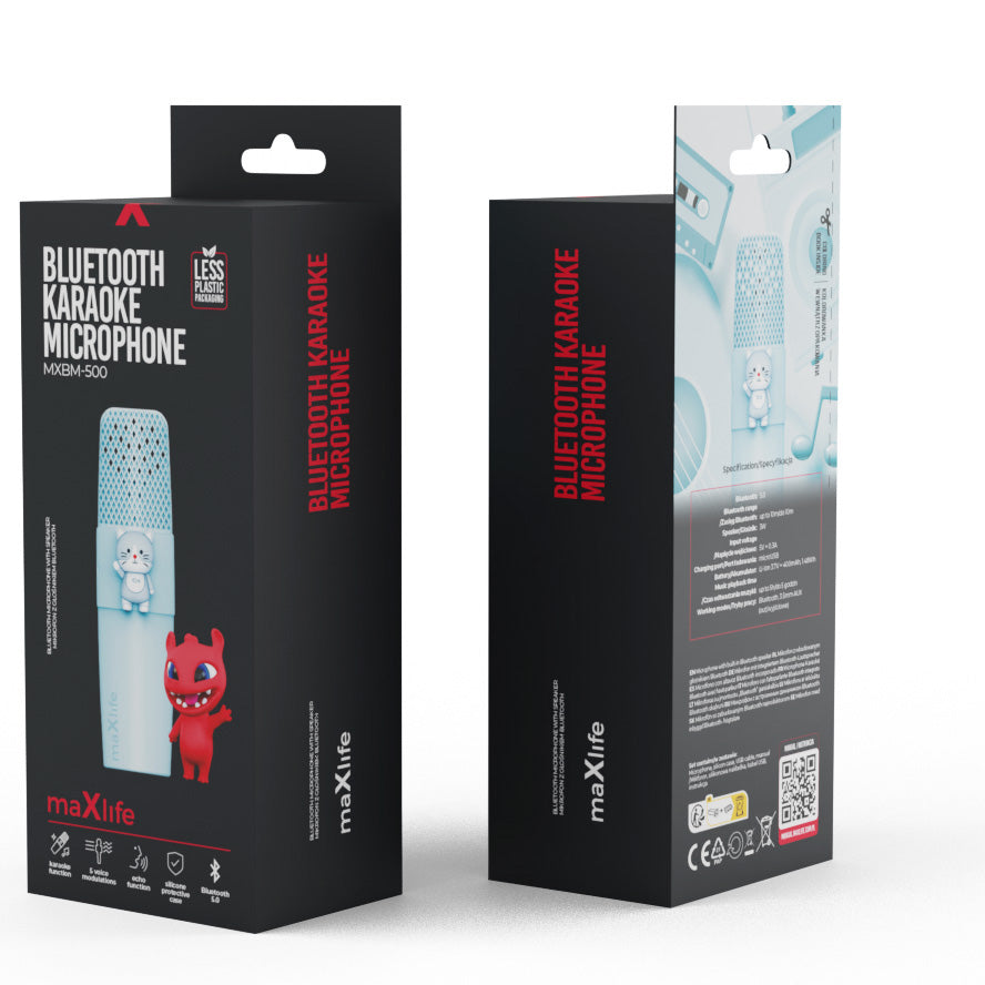 Bluetooth mikrofon MaXlife Animal MXBM-500, Plavi