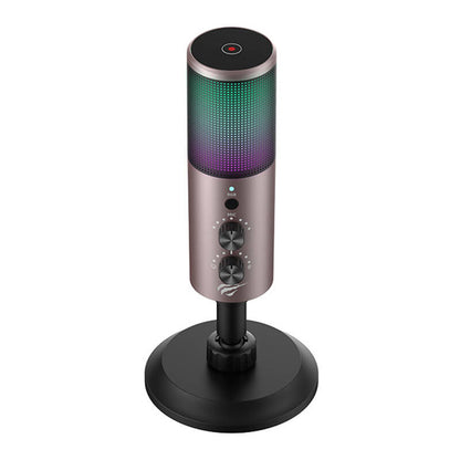 Mikrofon za igranje HAVIT GK61, RGB, USB-C, Sivi