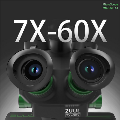 Mikroskop 2UUL MC7060-A1, Crna
