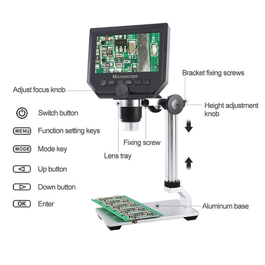 OEM Microscope, 600X, Digital 